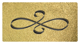 DSC700 601 BK SH GD Black Scroll Shimmer Gold Background